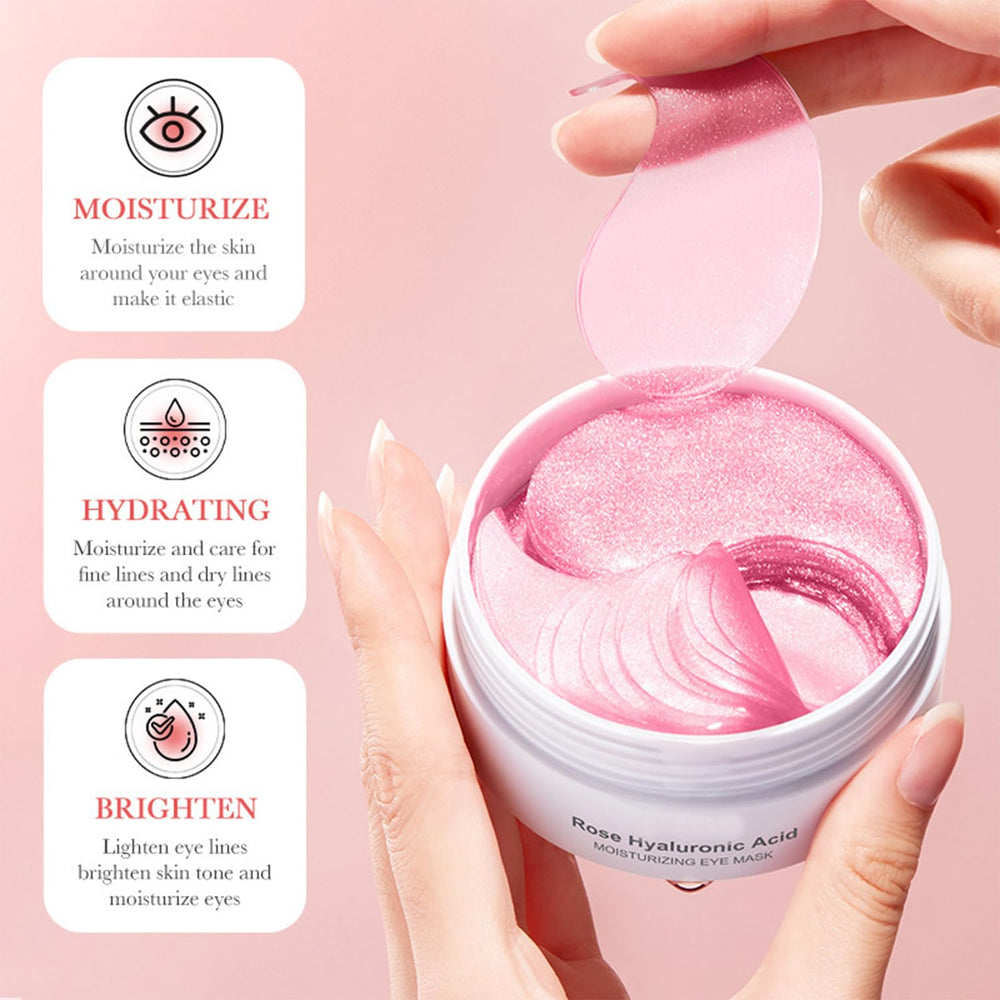 Eakroo Rose Eye Patches provide instant cooling relief after long days.