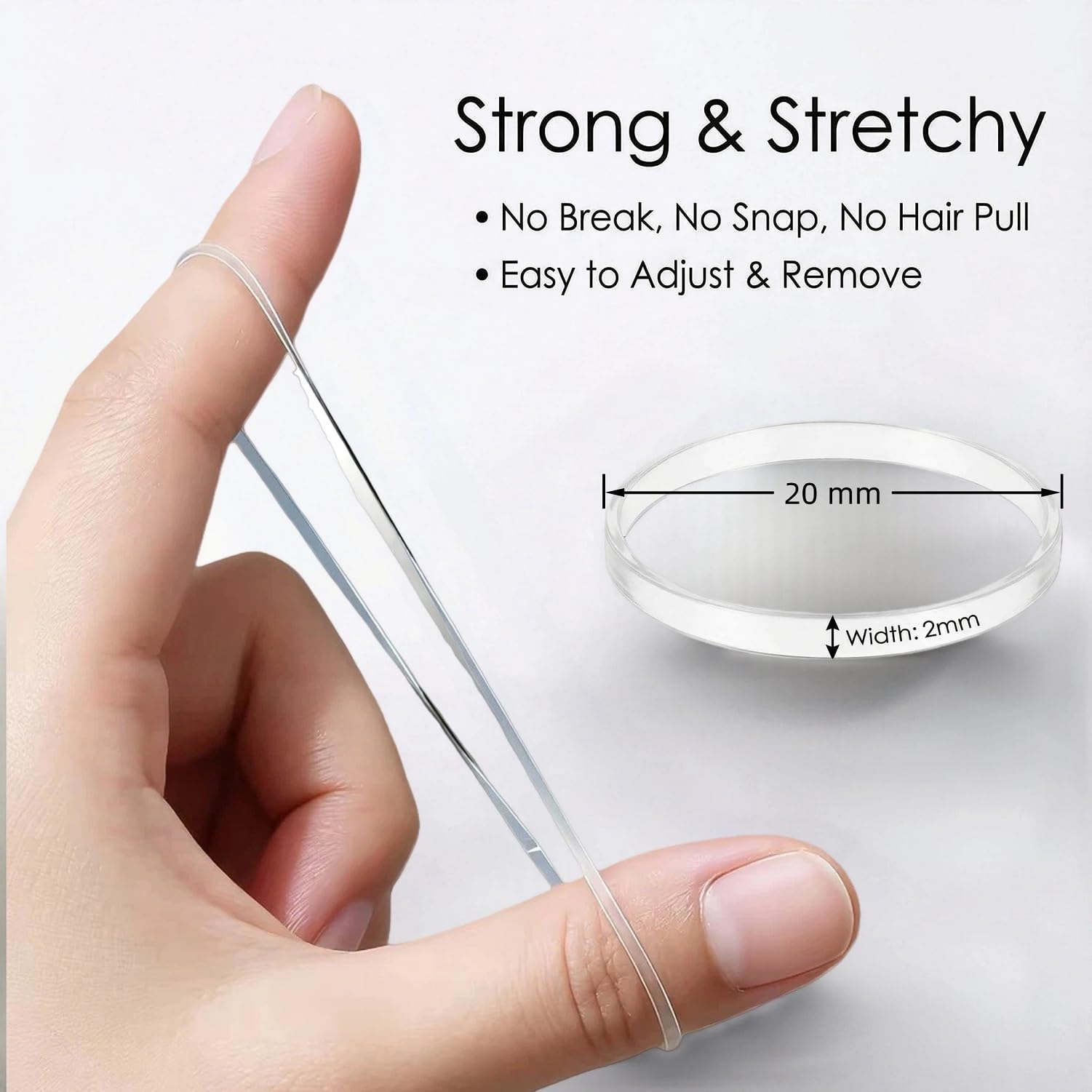 EAONE mini hair ties tucked in a tin for on-the-go styling
