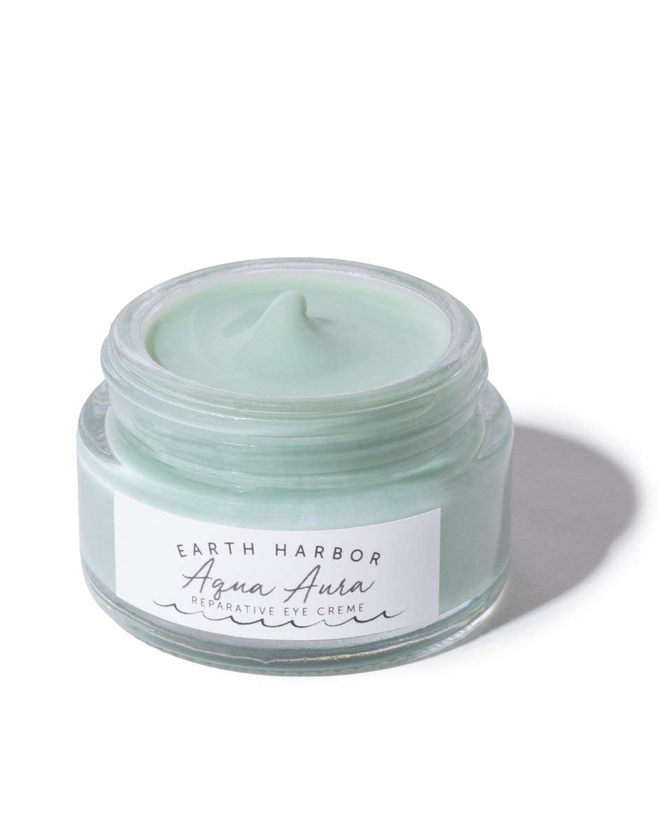 Earth Harbor AQUA AURA Seaweed Collagen ingredients image emphasizing hydration and nourishment.