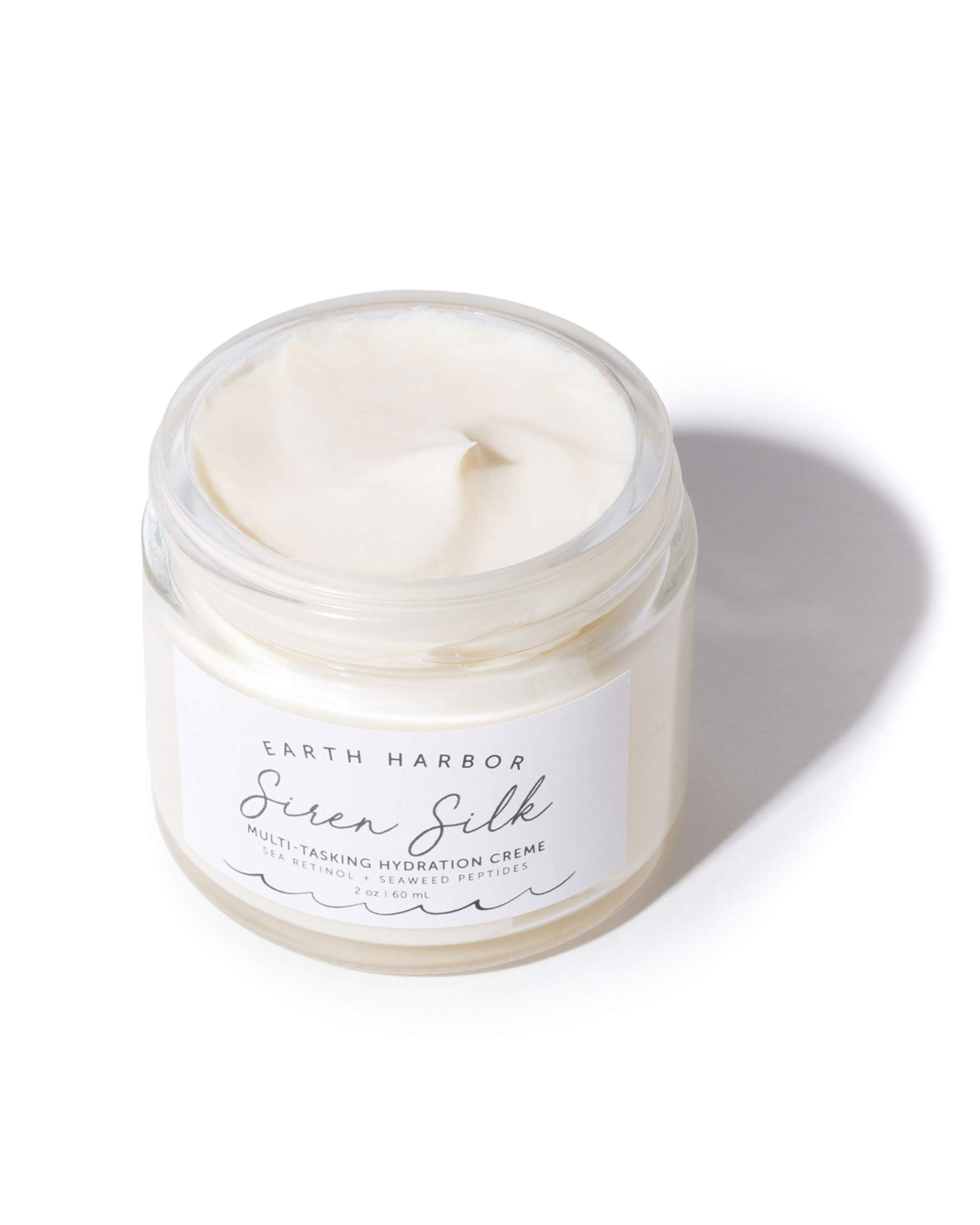 Earth Harbor SIREN SILK with Aloe Vera emphasizes moisture and soothing relief.
