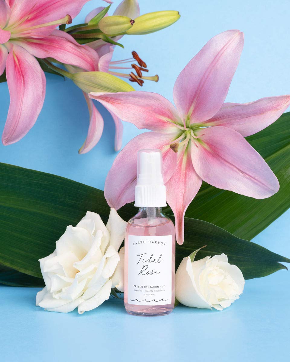 Earth Harbor Tidal Rose Crystal Toner white tea extract highlight for antioxidant boost