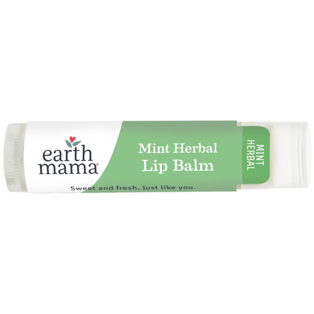 Earth Mama gift box open reveals five pregnancy-safe skincare essentials for mamas.