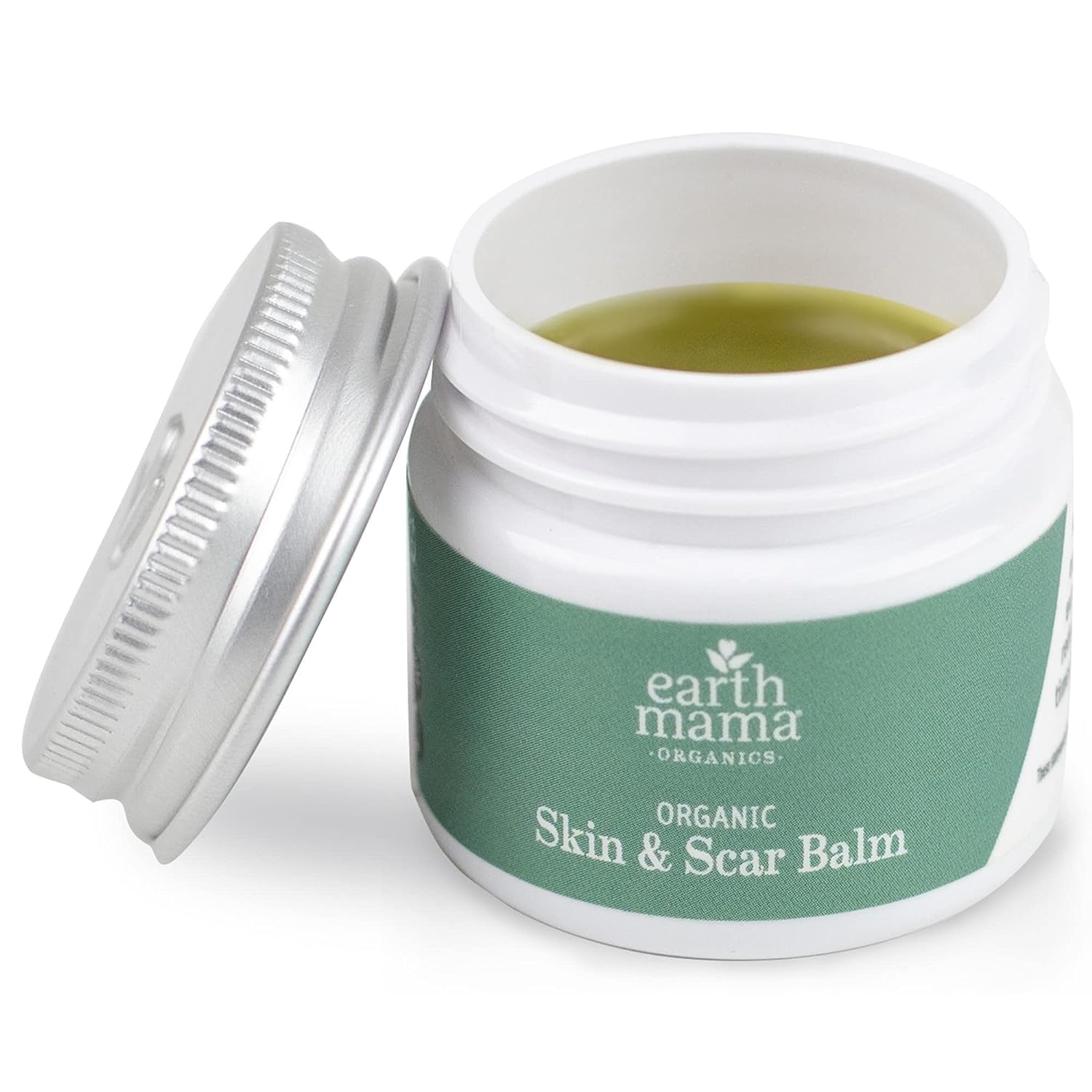 Earth Mama Organic Skin & Scar Balm 2-pack packaging illustrates family-friendly value.
