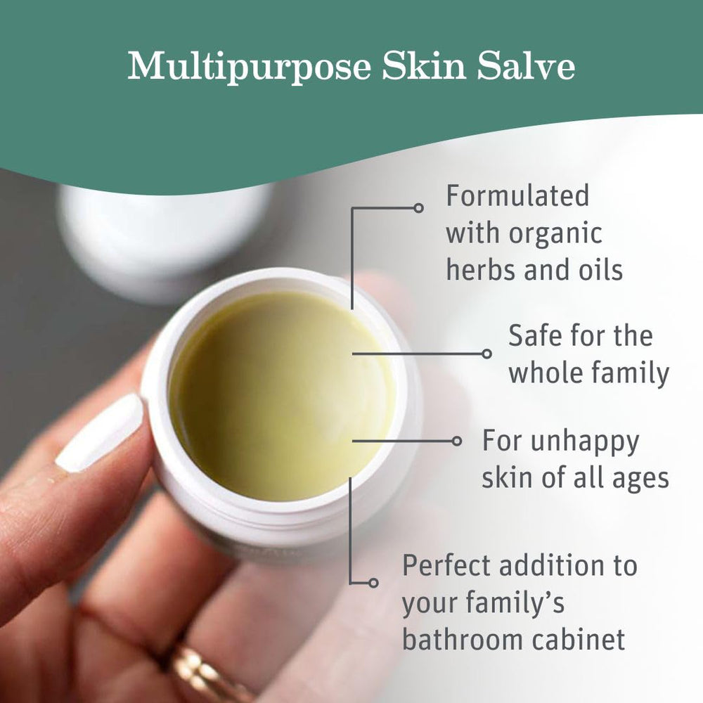 Earth Mama Organic Skin & Scar Balm being applied for postnatal skin TLC.