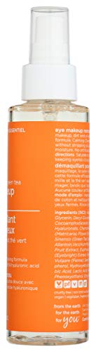Earth Science packaging label closeup highlights chamomile and green tea ingredients.