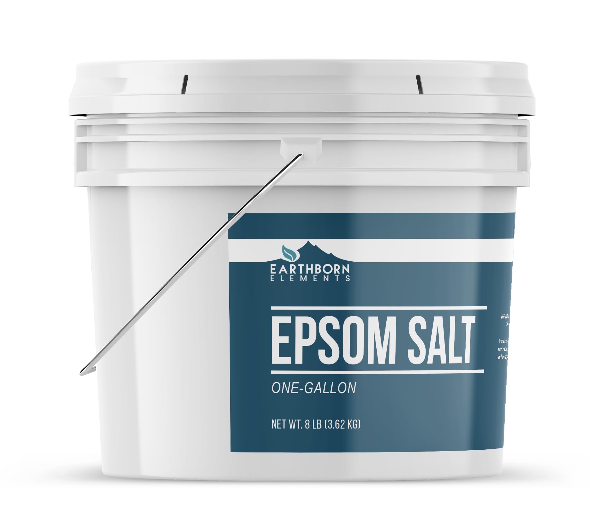 Earthborn Elements Epsom Salt crystals dissolve quickly for fast, soothing bath soaks.
