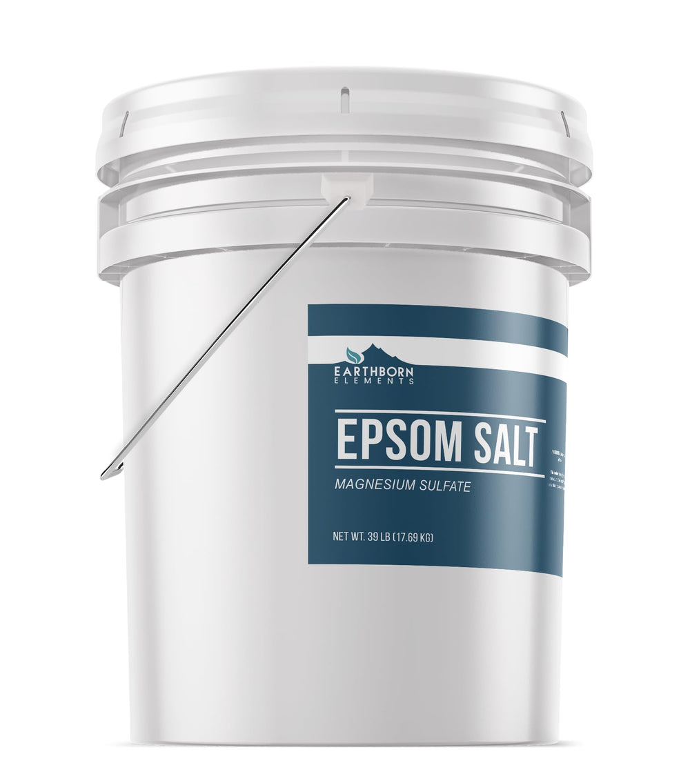 Earthborn Elements Epsom Salt dissolves quickly in water for fast, convenient soaks.
