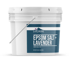 Earthborn Elements Lavender Epsom Salt close-up of lavender aroma.
