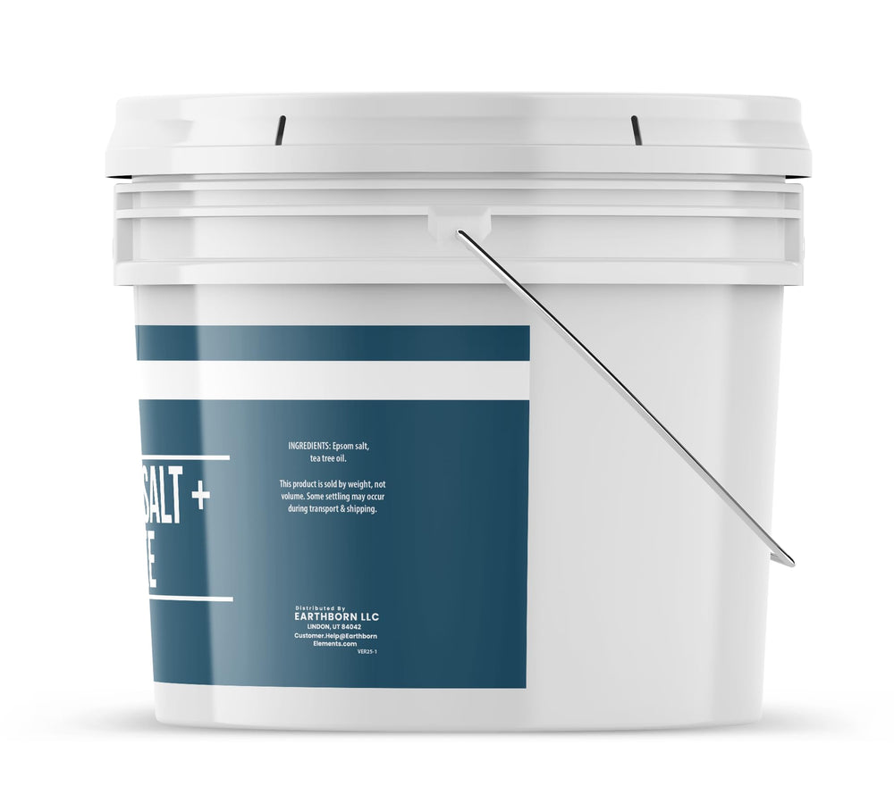Earthborn Elements Sal Epsom aroma de árbol de té en spa casero