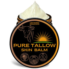Earthborn Organics Untamed Pure Tallow jar close-up for natural hydration