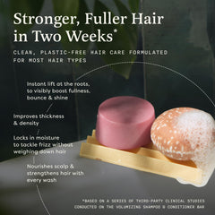 The Earthling Co. Conditioner Bar Citrus Sun detangles and smooths for frizz-free hair.