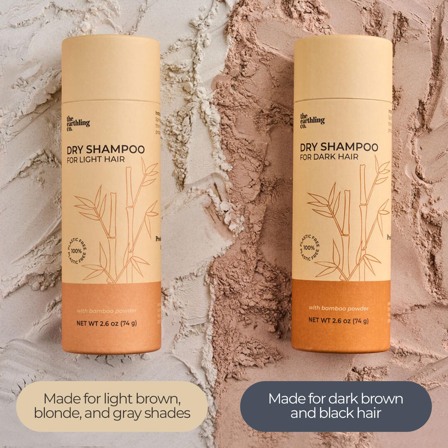 The Earthling Co. dark-hair formula blends with deep tones for a natural look.