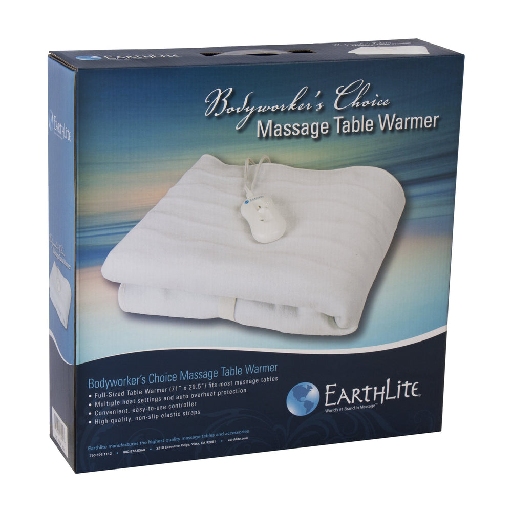 EarthLite felt-lined cover provides cushioned warmth for sessions