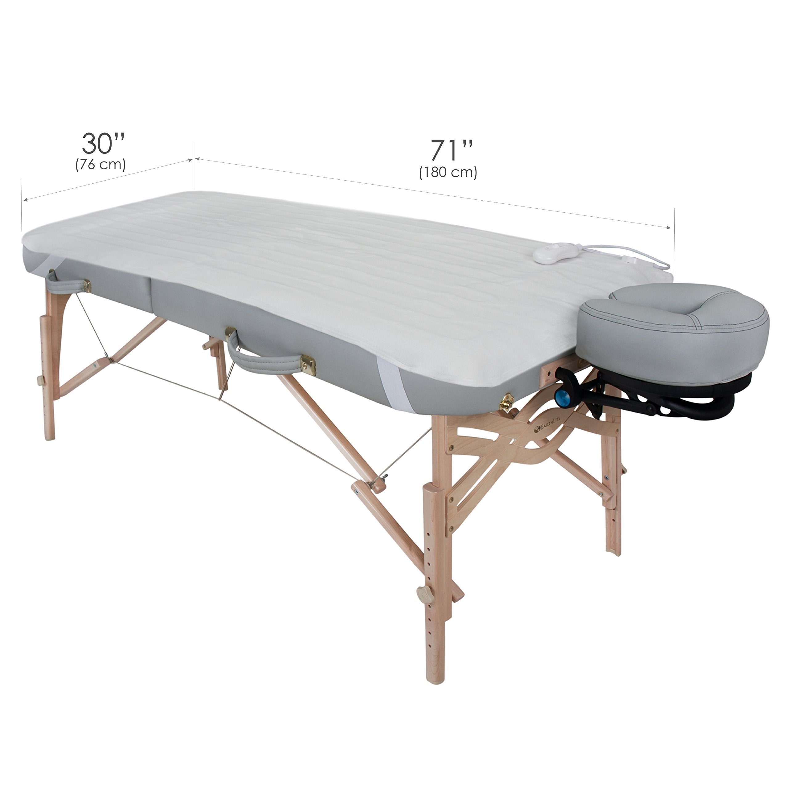 EarthLite 30x71 inch warmer pad fits standard massage tables