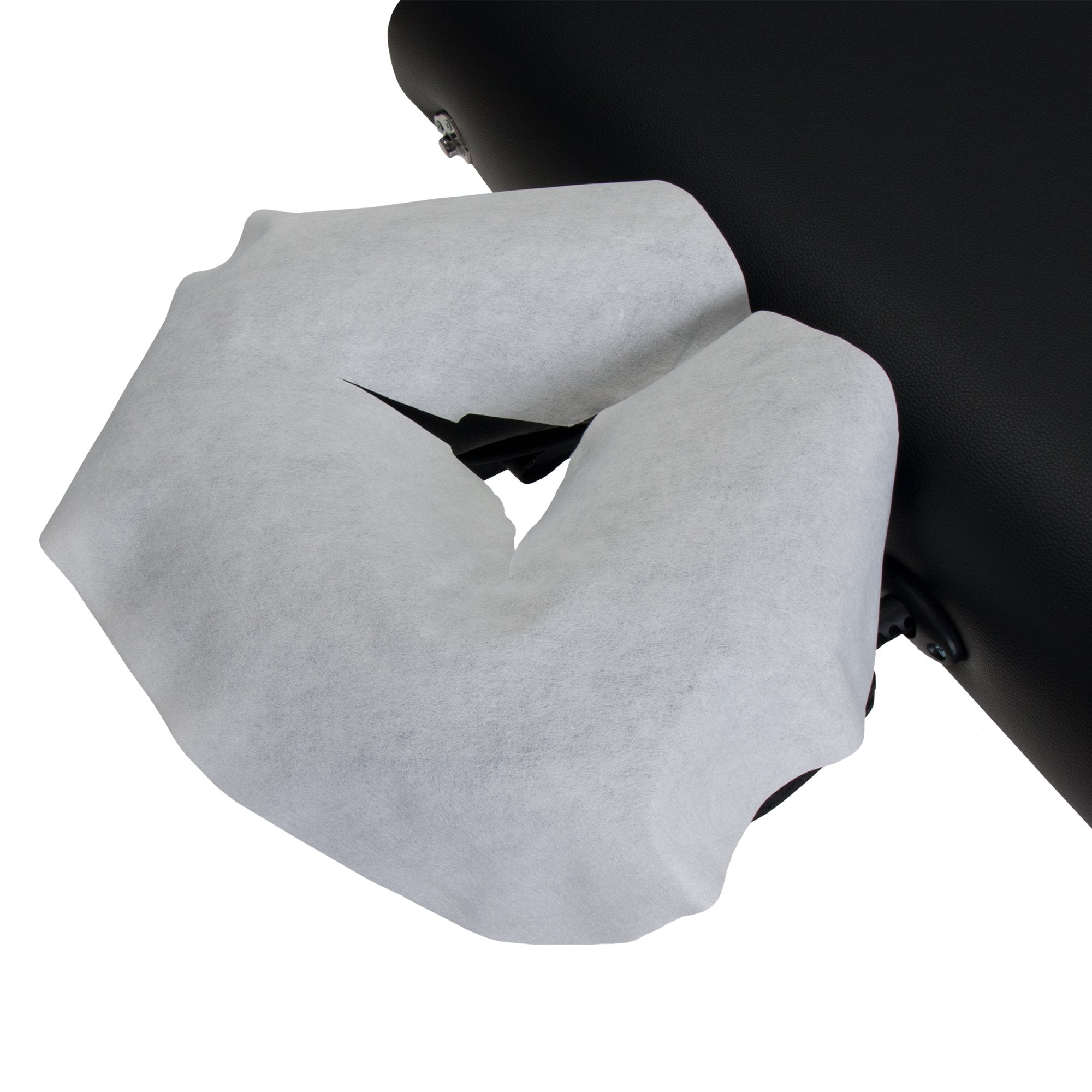 EarthLite headrest covers fit massage tables and portable chairs securely.