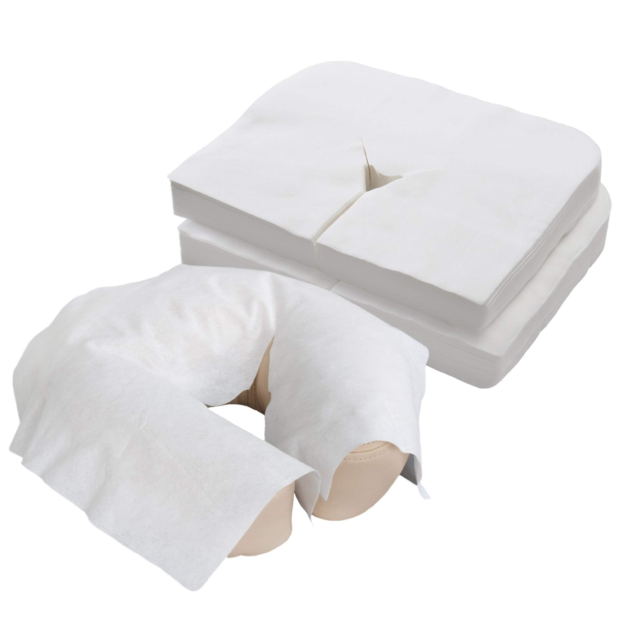 EarthLite headrest cover with soft-touch fabric fits most tables for client comfort.