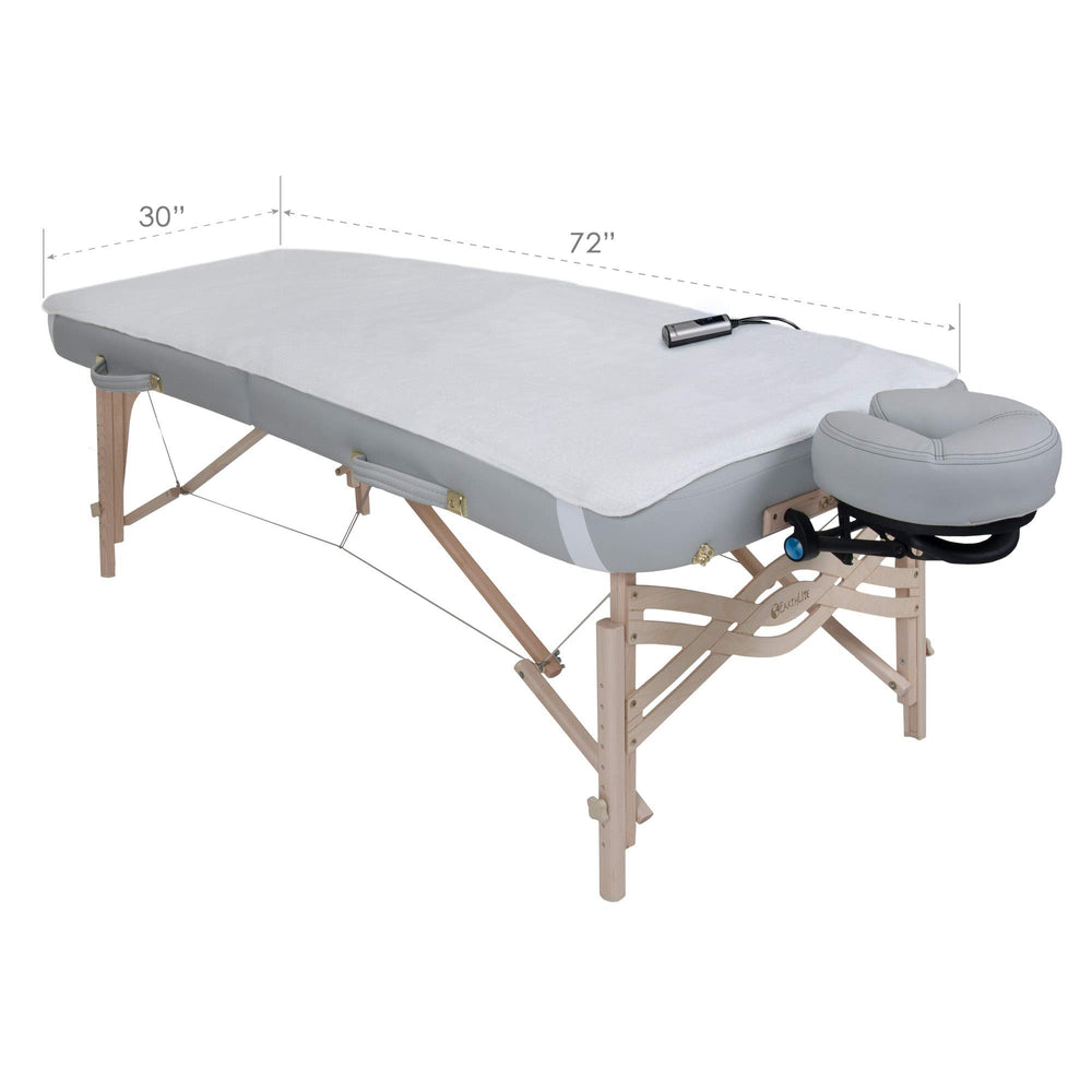 EarthLite table warmer edges are soft for seamless table feel.