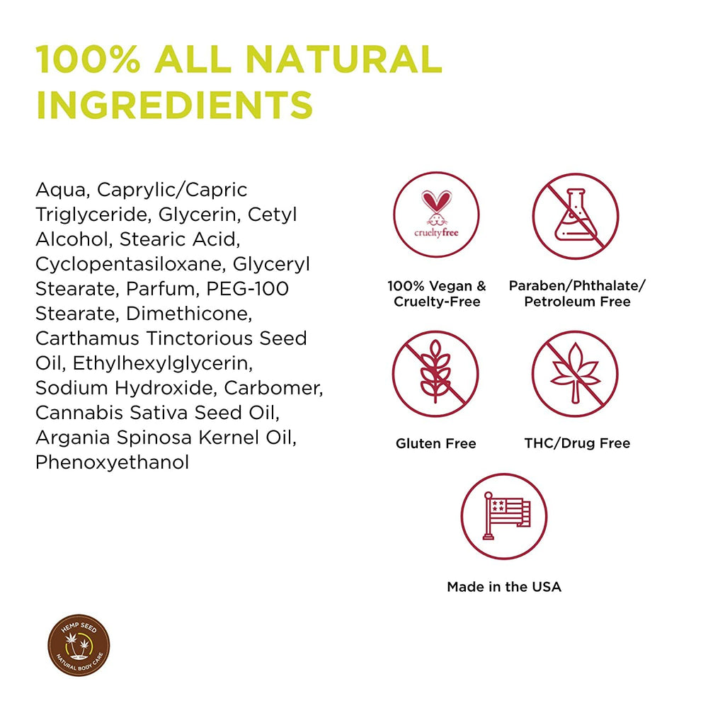 Earthly Body lotion texture close-up highlights light, non-greasy absorption