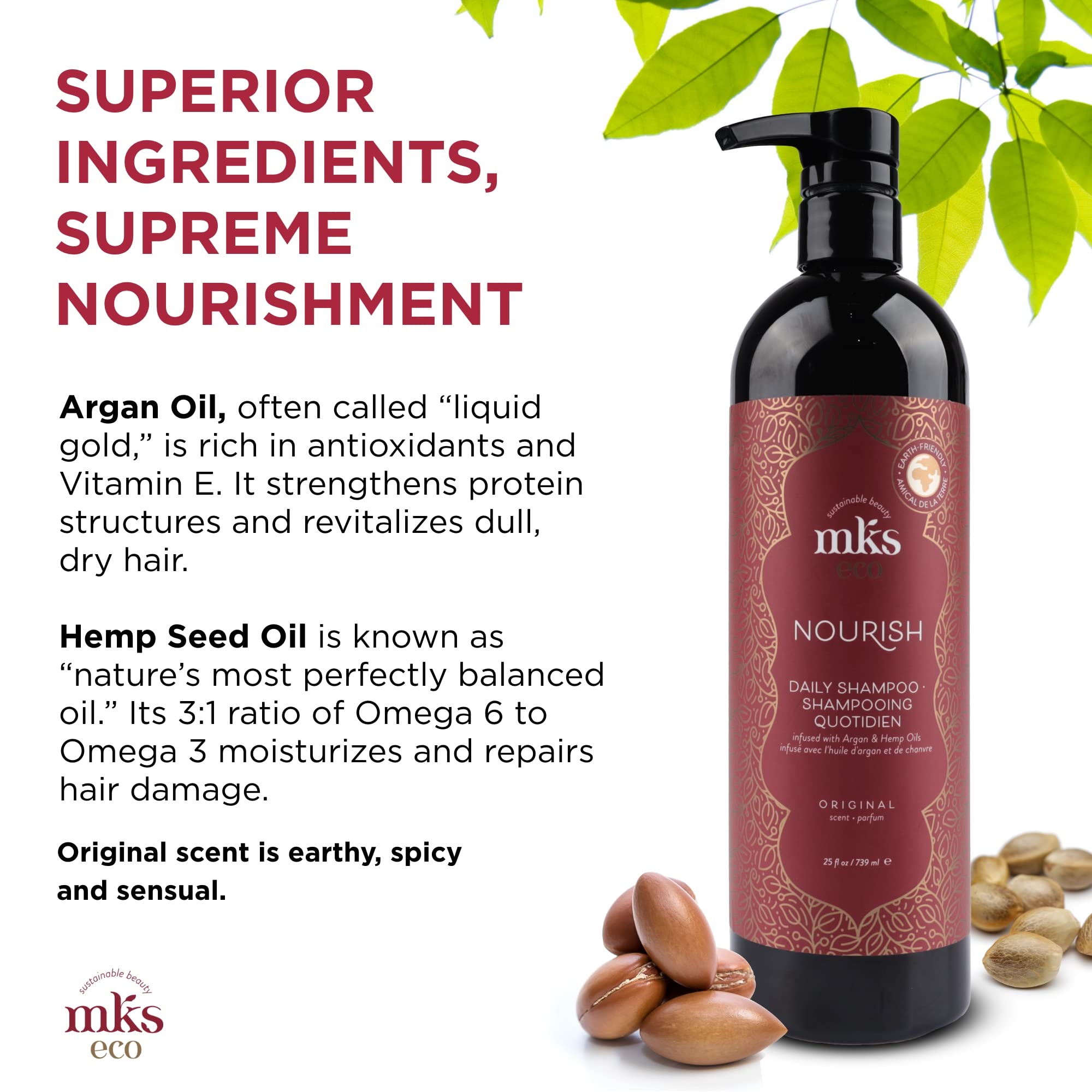 Earthly Body hemp-seed-oil-bottle highlighting essential fatty acids