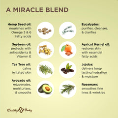Earthly Body Miracle Oil applied to nails and cuticles for nourishment.
