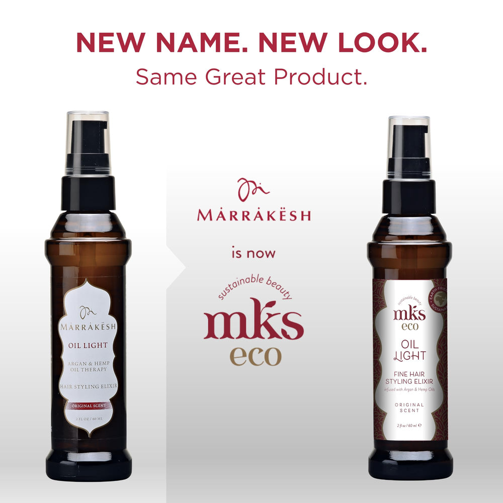 Earthly Body MKS Eco Hair Styling Elixir dropper close-up highlights precise application for frizz control.
