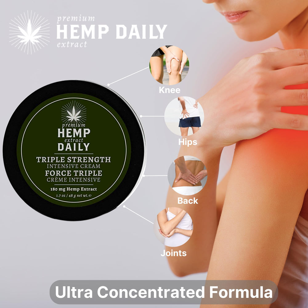 Earthly Body classic mint scented hemp cream, refreshing aroma with soothing feel.