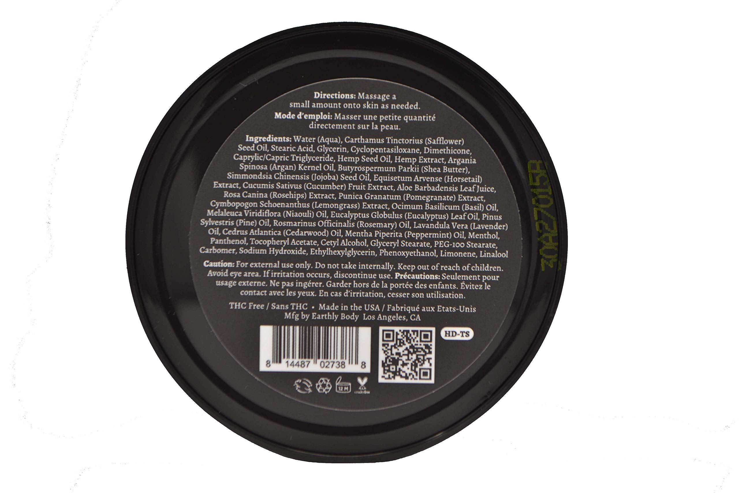 Earthly Body daily cream glow shot, radiant-looking skin after application.
