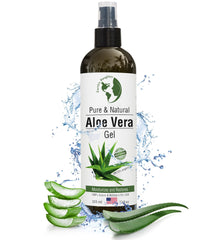 Earth's Daughter Aloe Gel jar closeup highlighting pure hydration for skin