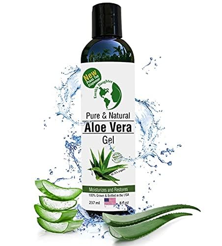 Earth's Daughter fresh-cut leaves show pure aloe for gentle skin care.