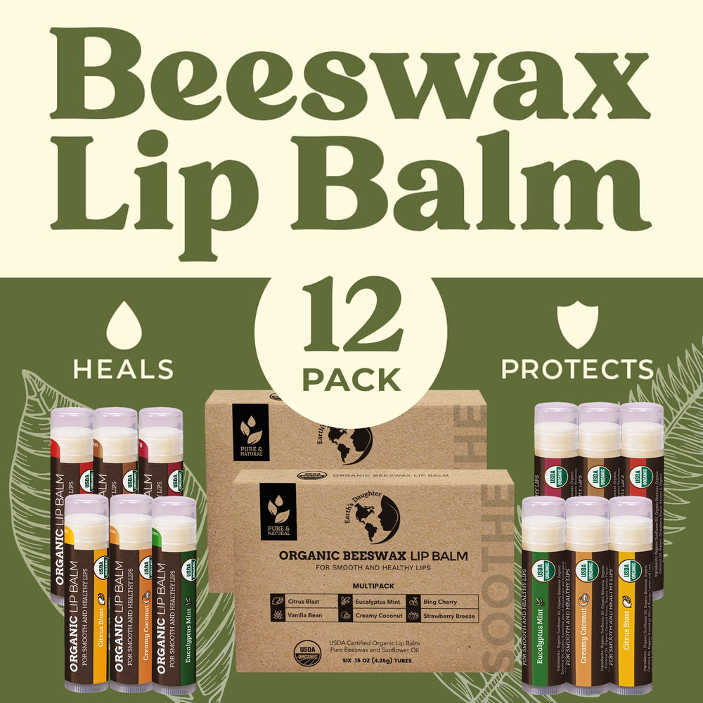 Earth's Daughter lip balm citrus-blast tube brings a zesty aroma for daily use.