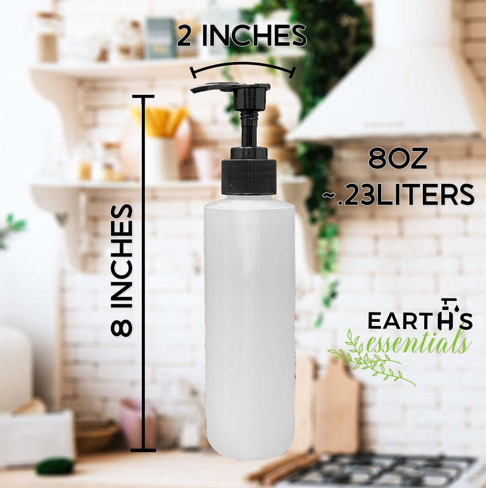 Earth's Essentials BPA-free HDPE bottle ensures safe, reusable storage.
