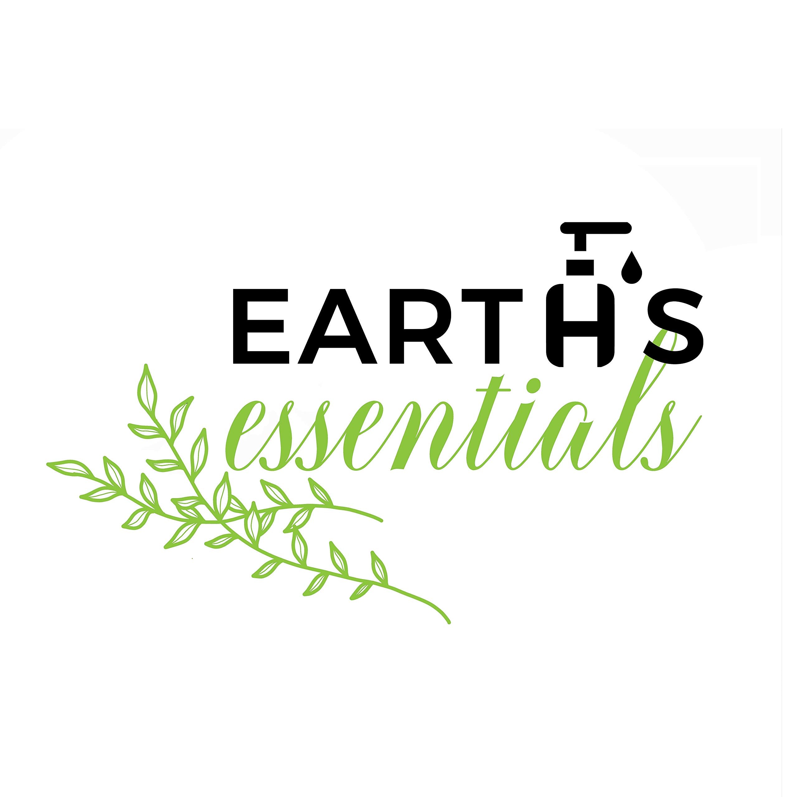 Earth's Essentials massage-oil bottle perfect for spa-like self-care.