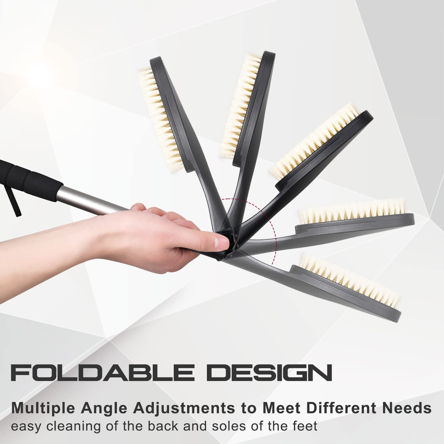 EASACE adjustable back scrubber angle offers customizable reach and comfort