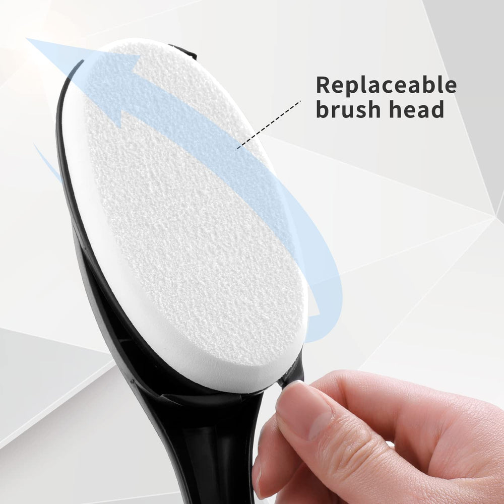 EASACE wet-dry brush with soft bristles delivers gentle cleansing and skin care