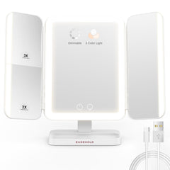 EASEHOLD makeup mirror with 116 LEDs delivers even, eye-friendly illumination.