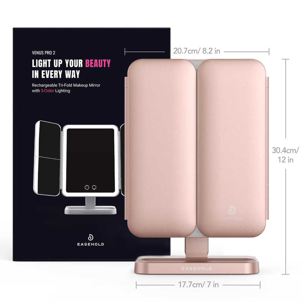 EASEHOLD vanity mirror stepless dimming adjusts brightness for day to night