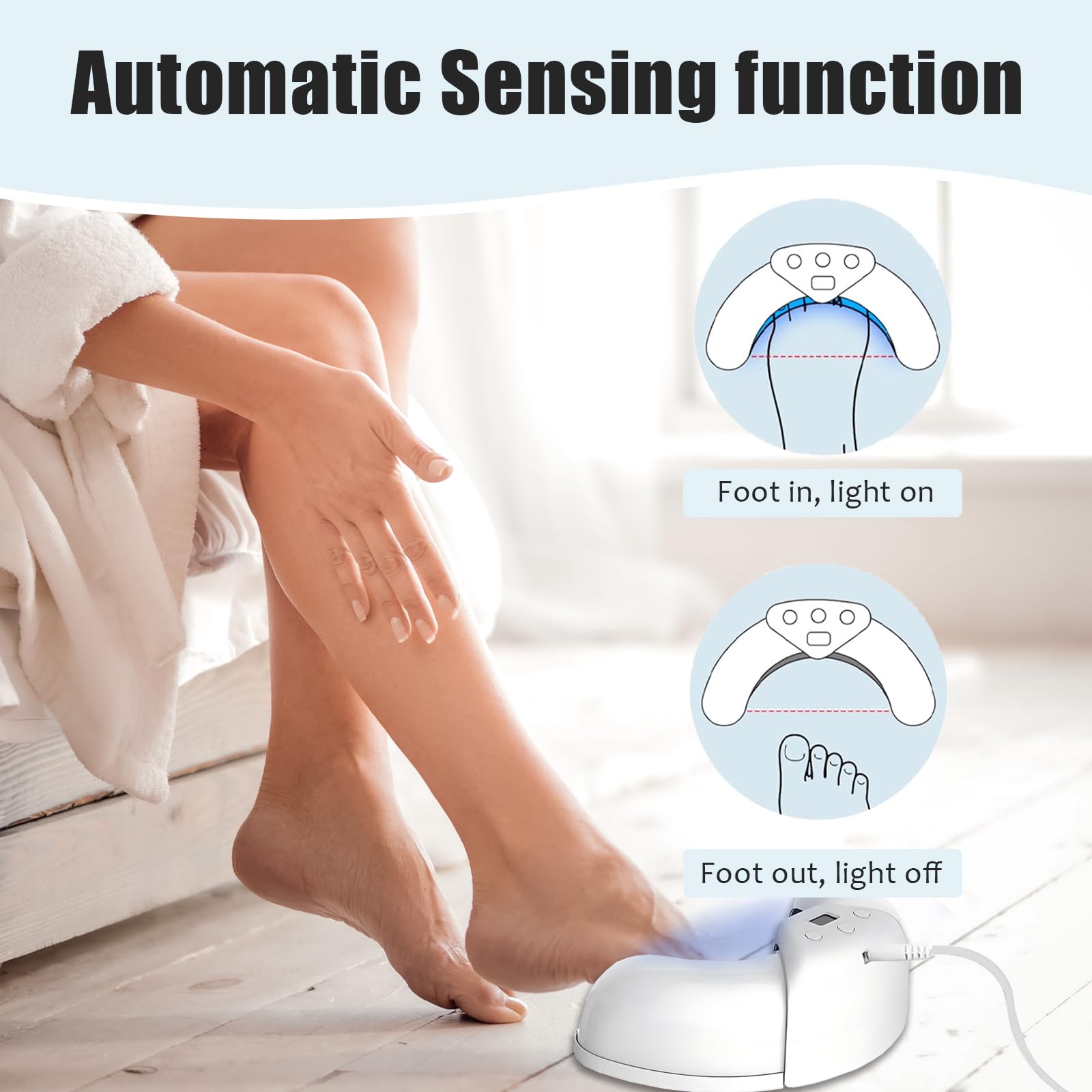 Easheal Nail Fungus Laser Device packaging highlighting FSA/HSA eligibility