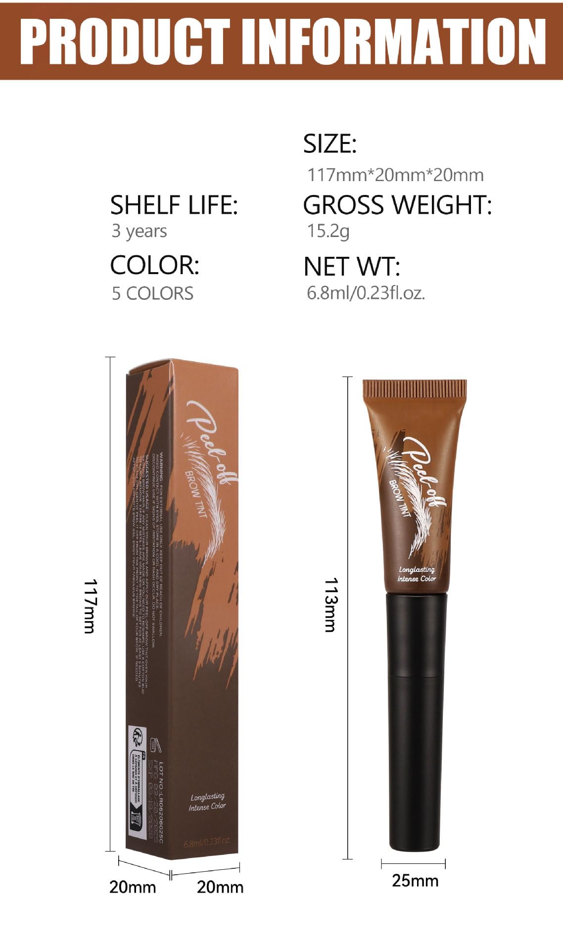 Easilydays brow tattoo gift pack highlighting travel-friendly kit