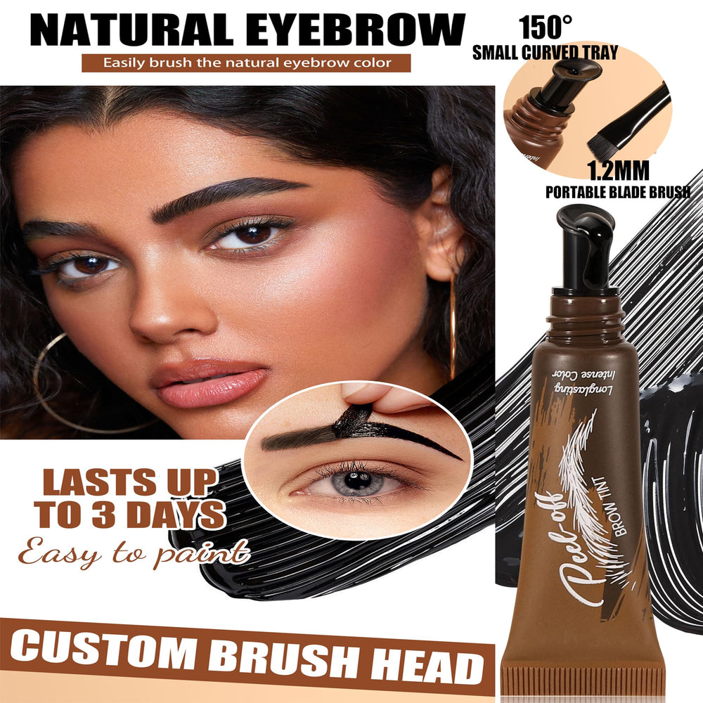 Easilydays eyebrow gel brush 1-2mm for precise outline and fill