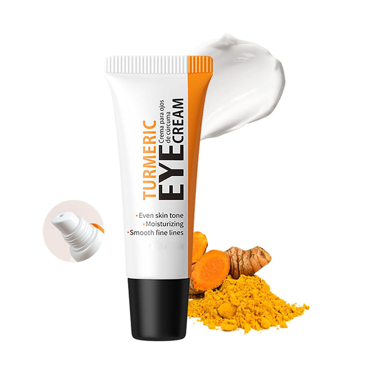 Easilydays Turmeric Under Eye Cream packaging showing premium hydration and care.