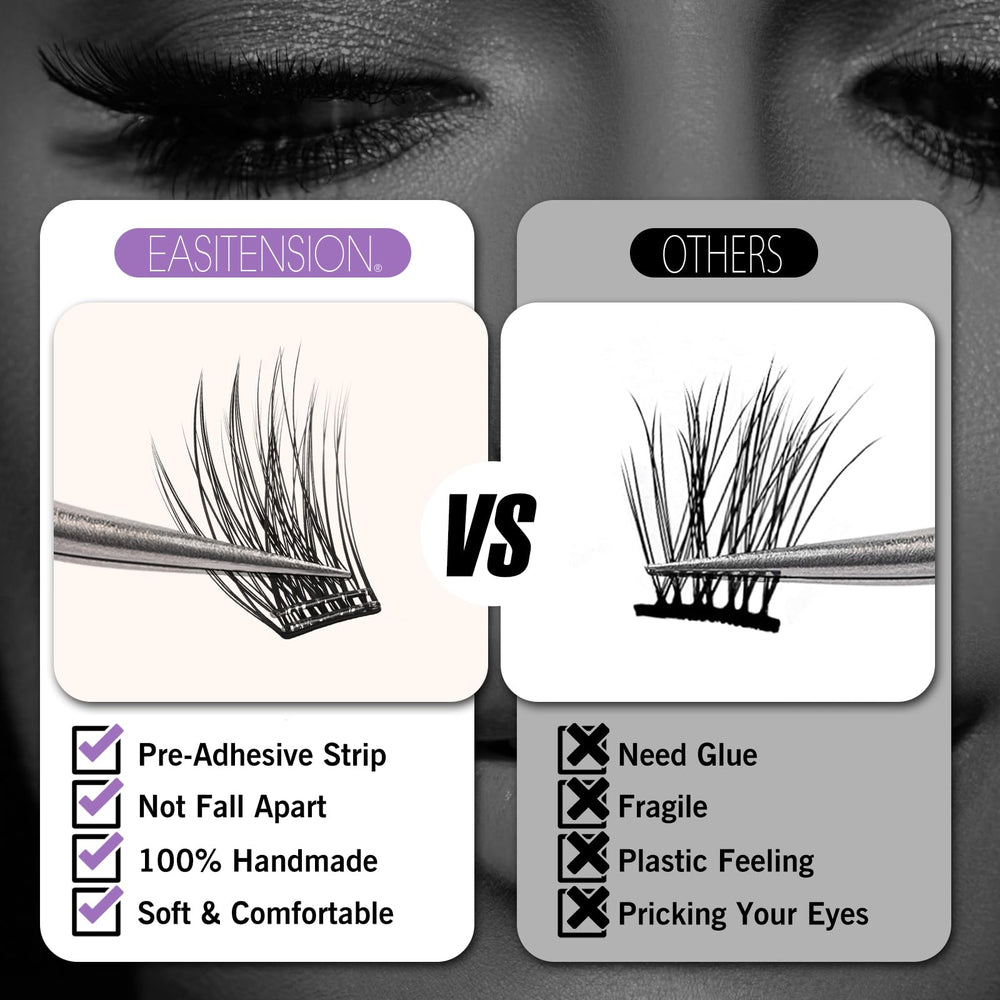 EASITENSION assorted sizes allow personalized lash styles for any occasion.