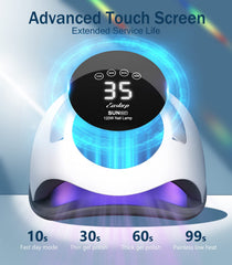 Easkep 120W UV nail lamp side beads for complete edge curing