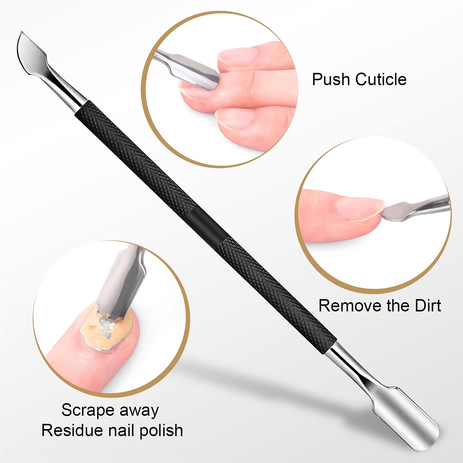 Easkep ergonomic non-slip handle ensures steady control during trimming and pushing