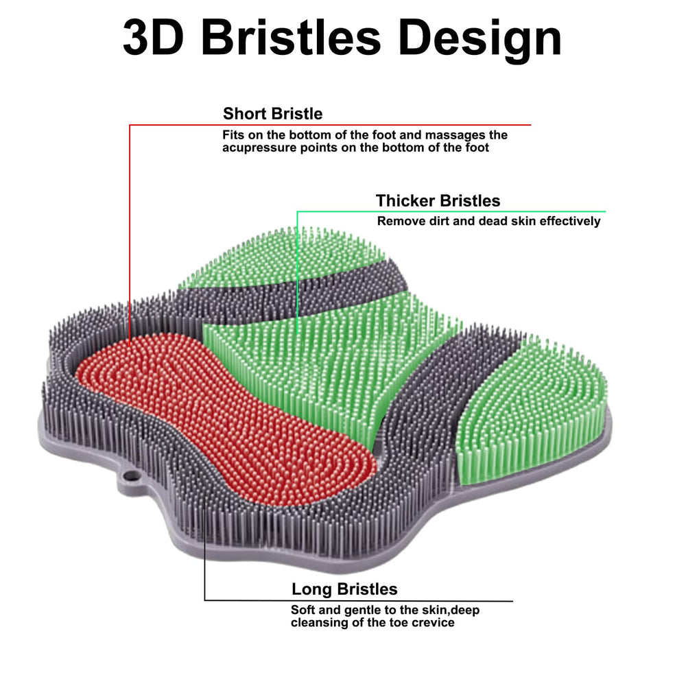 Easkite foot pad demo shows easy, deep cleaning without bending.