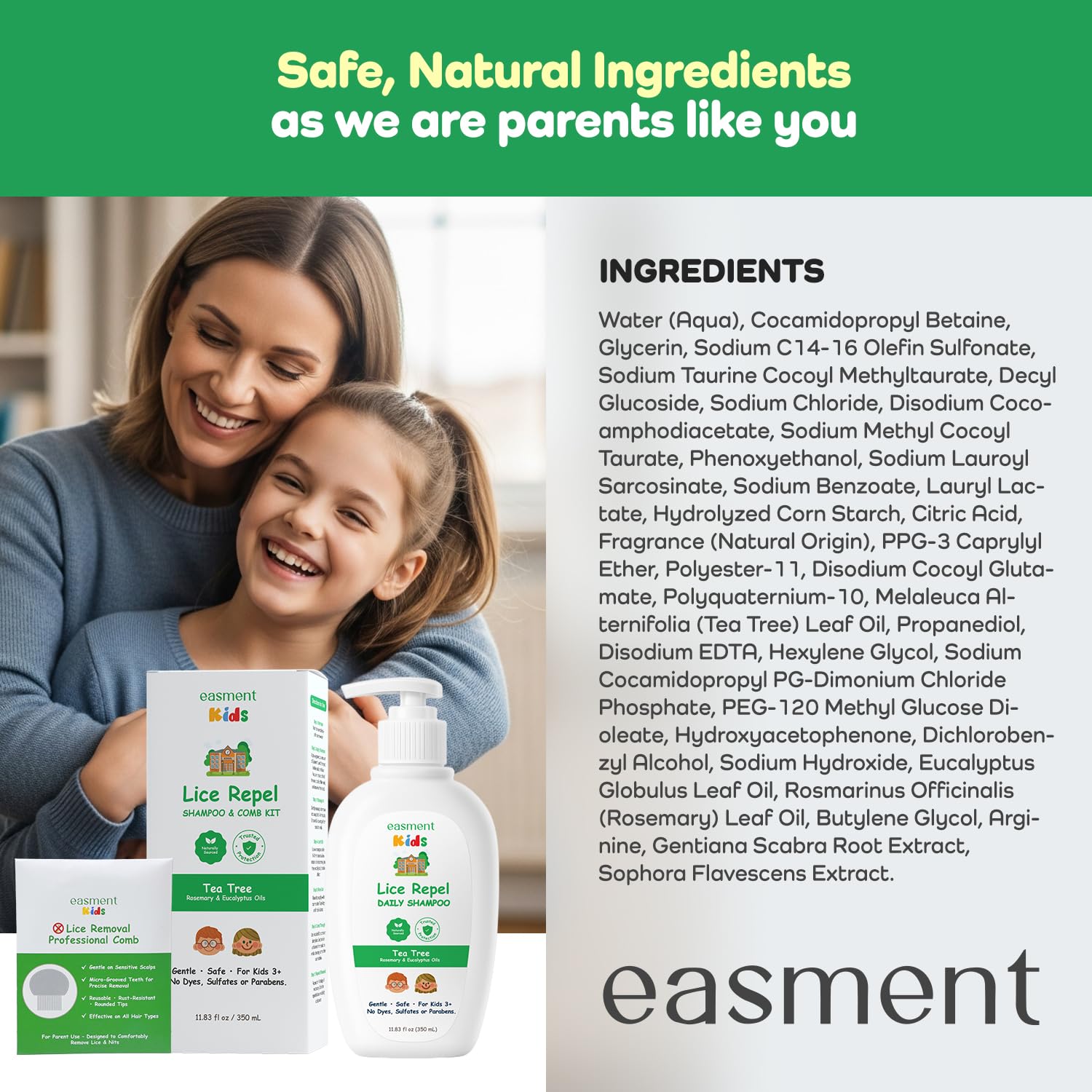Easment morning haircare setup supports a smooth start to the day