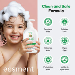 Easment Tea Tree Rosemary Oil bottle highlights natural cleansing oils