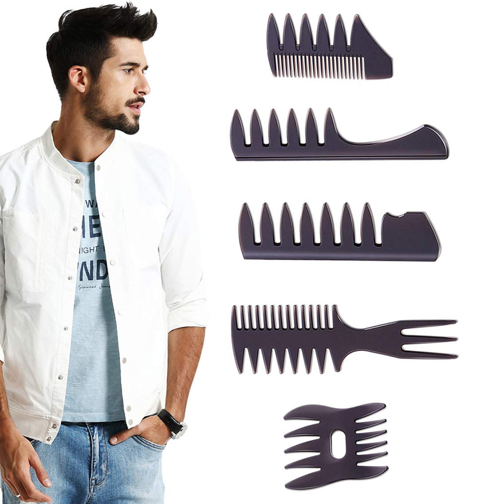 EastyGold Afro pick hair comb demonstrating lift and gradient shaping.