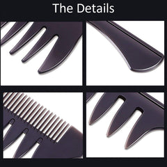EastyGold curved hair comb close-up highlighting smooth glide and volume.