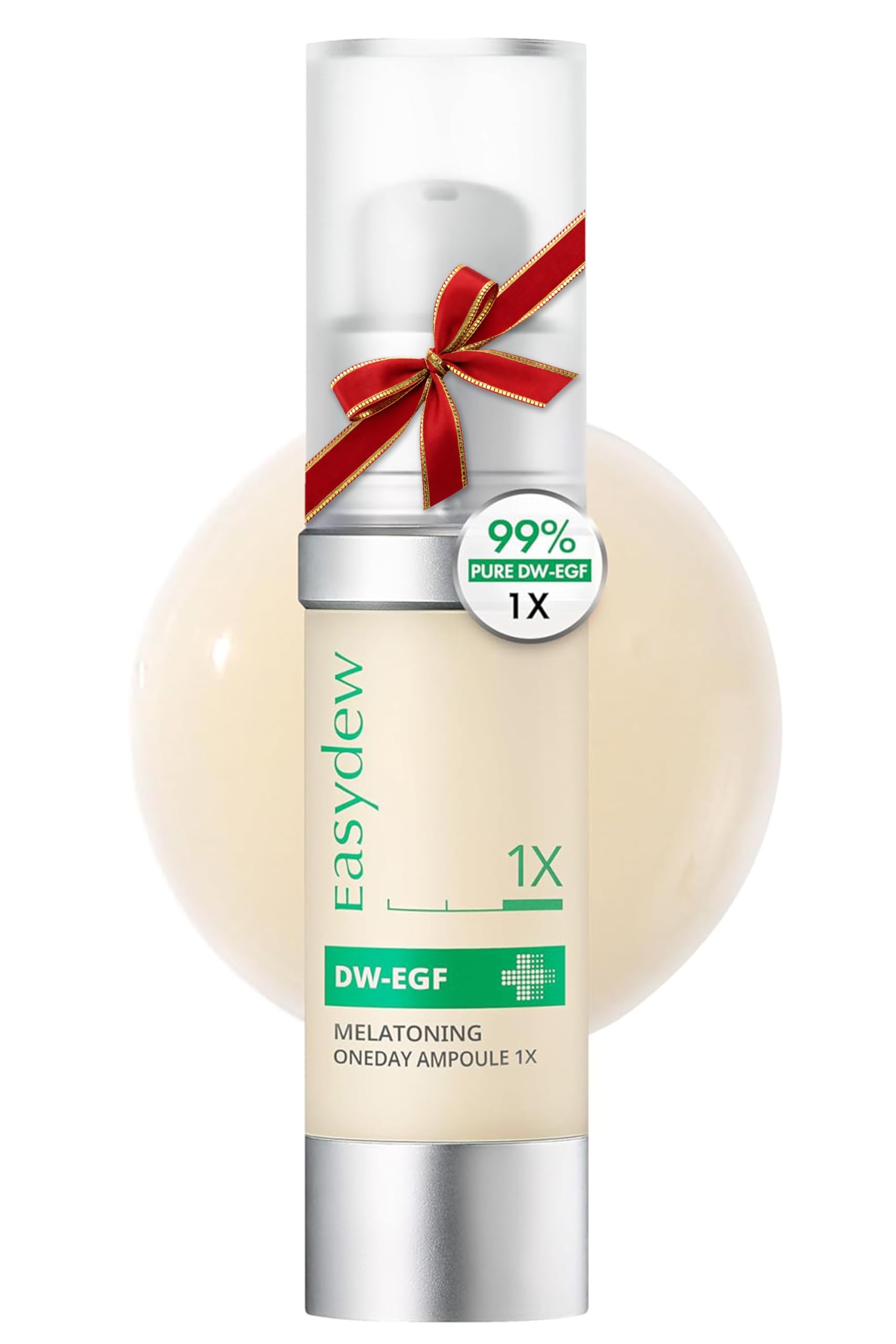Easydew DW-EGF Melatoning Ampoule bottle showing hydrating serum for even skin tone