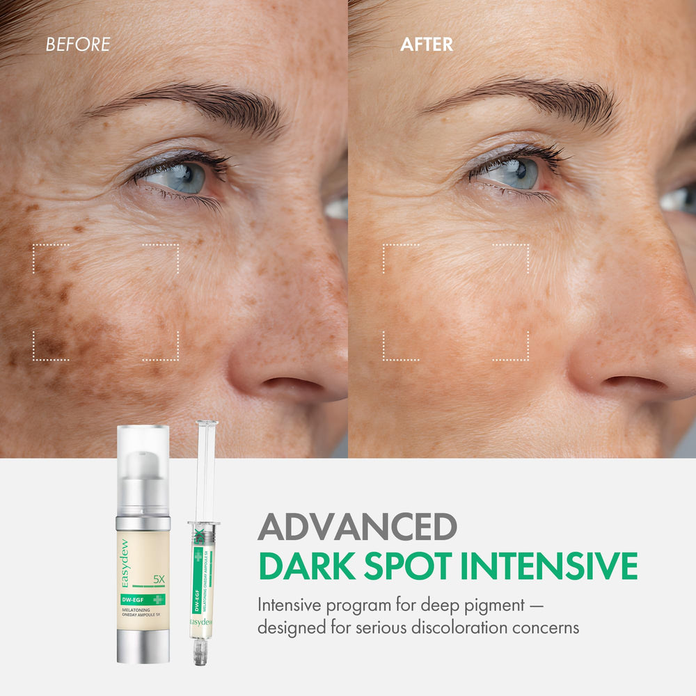 Easydew DW-EGF Melatoning Ampoule ingredient blend supports balanced tone and hydration